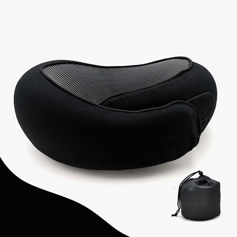 Memory Foam Travel Pillow – Comfortable Neck Support for Flights & Travel ✈️💤