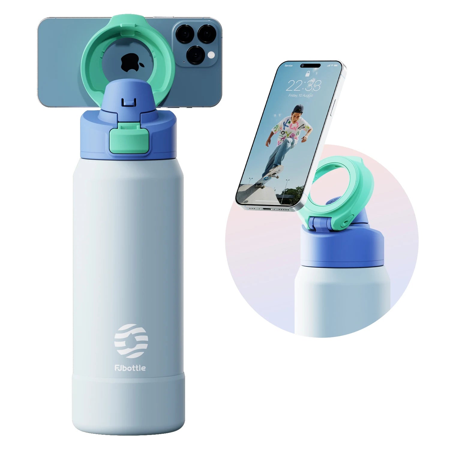 Stay Hydrated & Hands-Free Anywhere 🧲💧📱