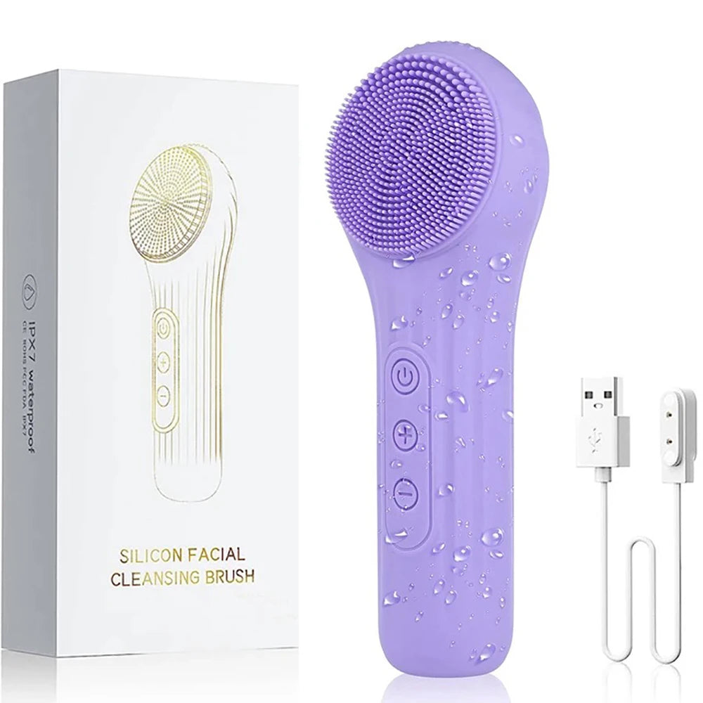 Deep Clean & Glow with the Dual-Sided Silicone Face Brush ✨🧖‍♀️