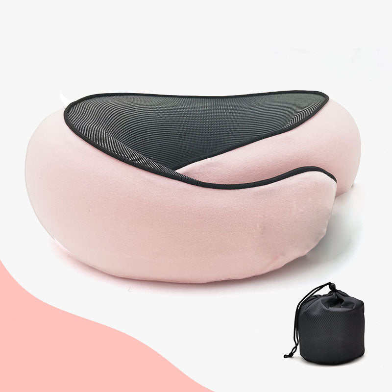 Memory Foam Travel Pillow – Comfortable Neck Support for Flights & Travel ✈️💤