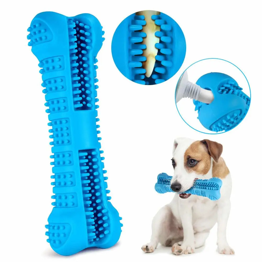 Dog Toothbrush Chew Toy – Dental Cleaning Toy for Small & Large Dogs 🦴🐶