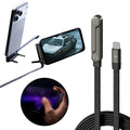 240W Fast Charging USB-C Cable with Adjustable Phone Stand ⚡