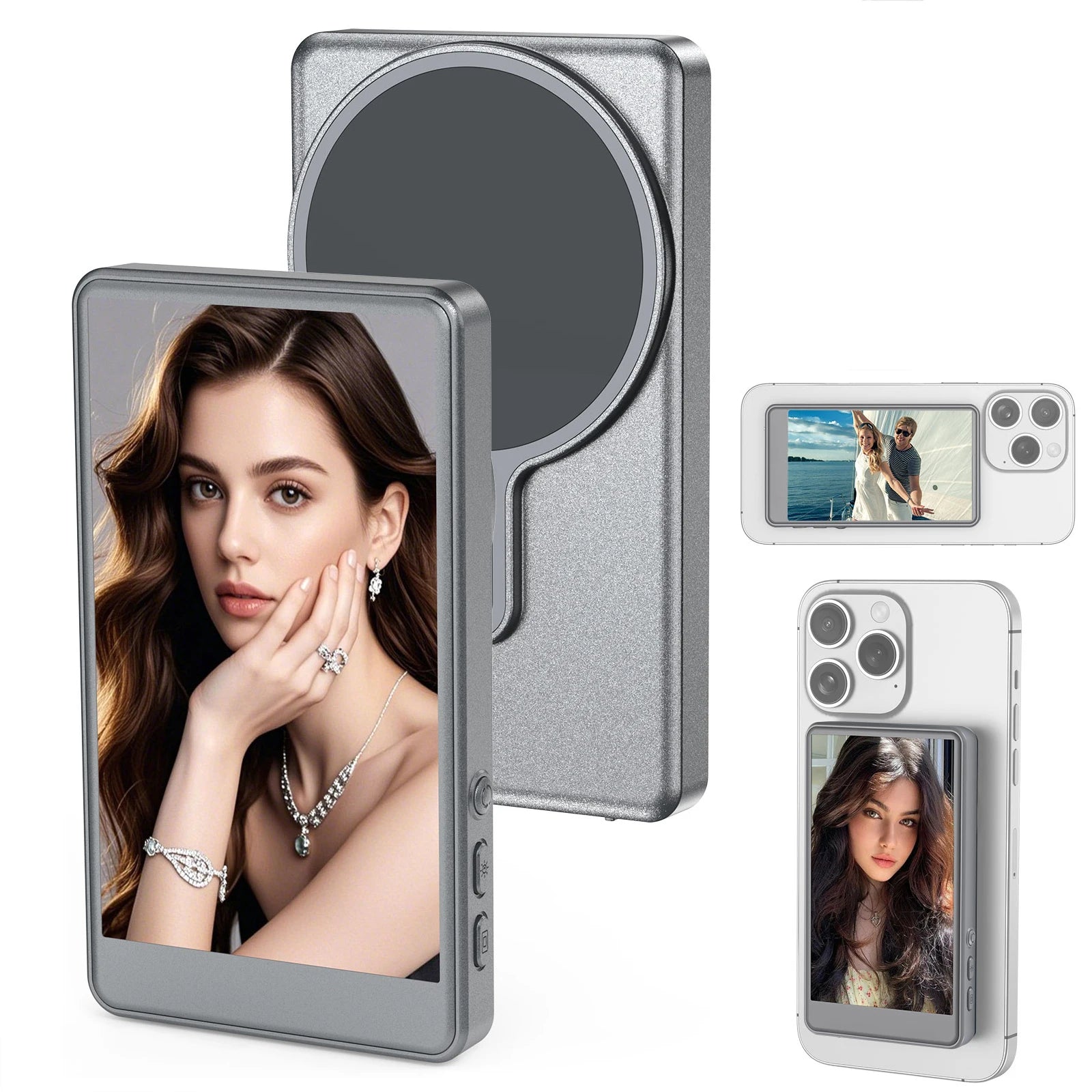 4K Wireless Vlog Selfie Monitor – MagSafe Screen for iPhone Creators