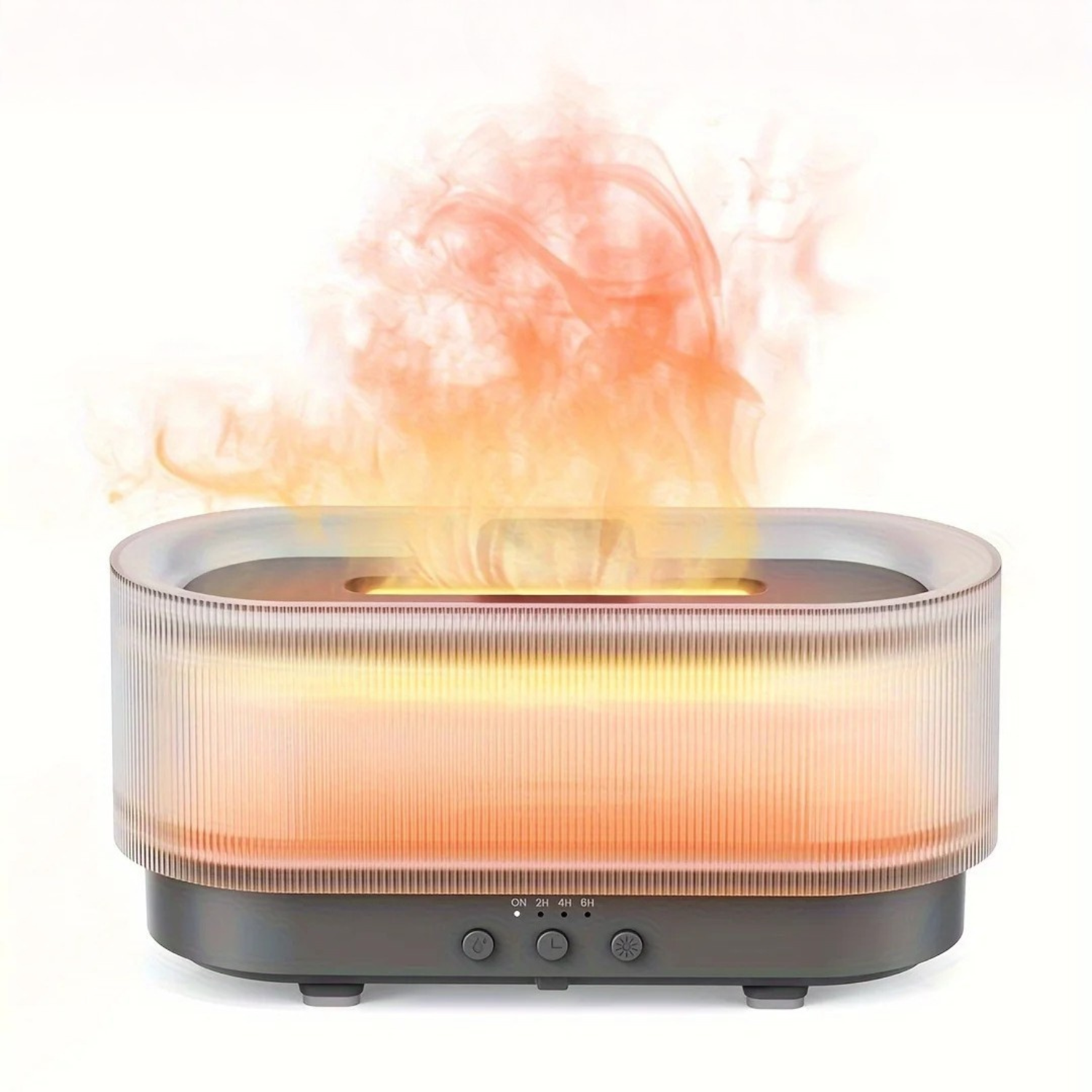 Flame Aroma Humidifier – Ultrasonic Essential Oil Diffuser with LED Flame Effect 🔥