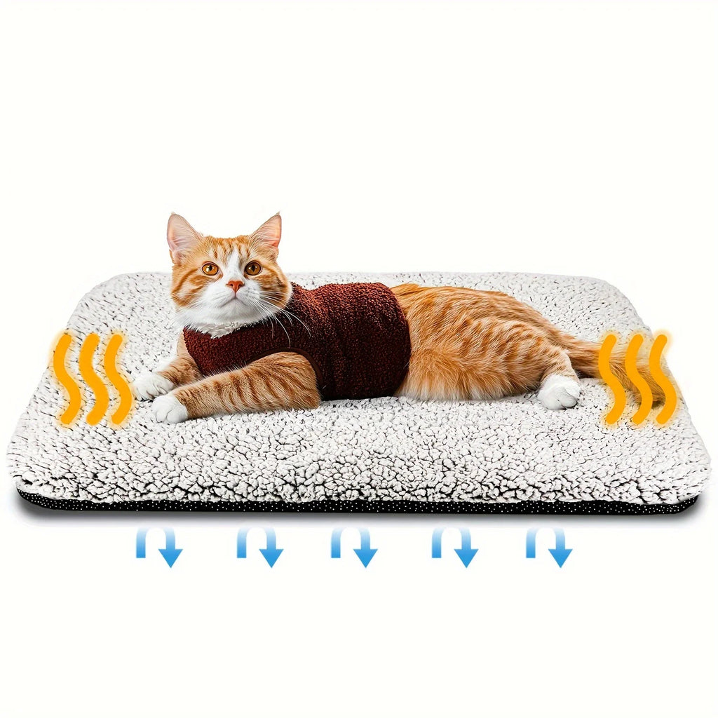 Self-Warming Pet Mat – Cozy Heated Bed for Cats & Small Dogs