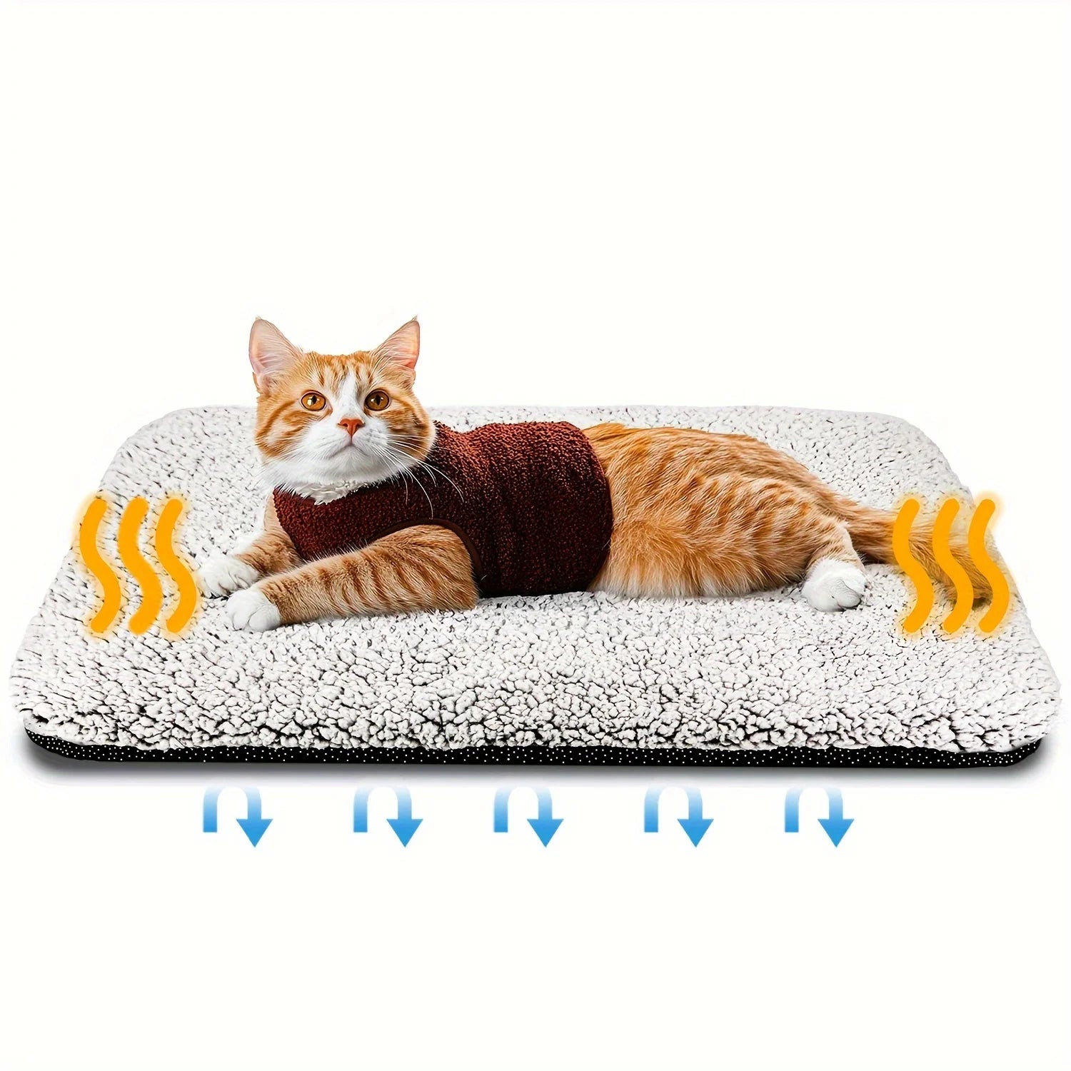 Self-Warming Pet Mat – Cozy Heated Bed for Cats & Small Dogs