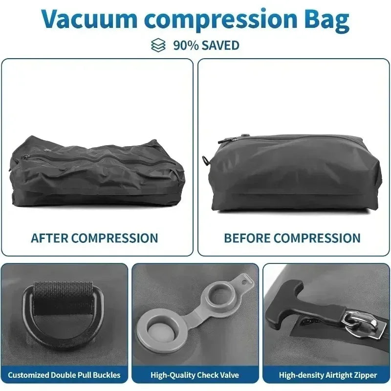 Save Space Instantly with the 17L Vacuum Compression Travel Bag