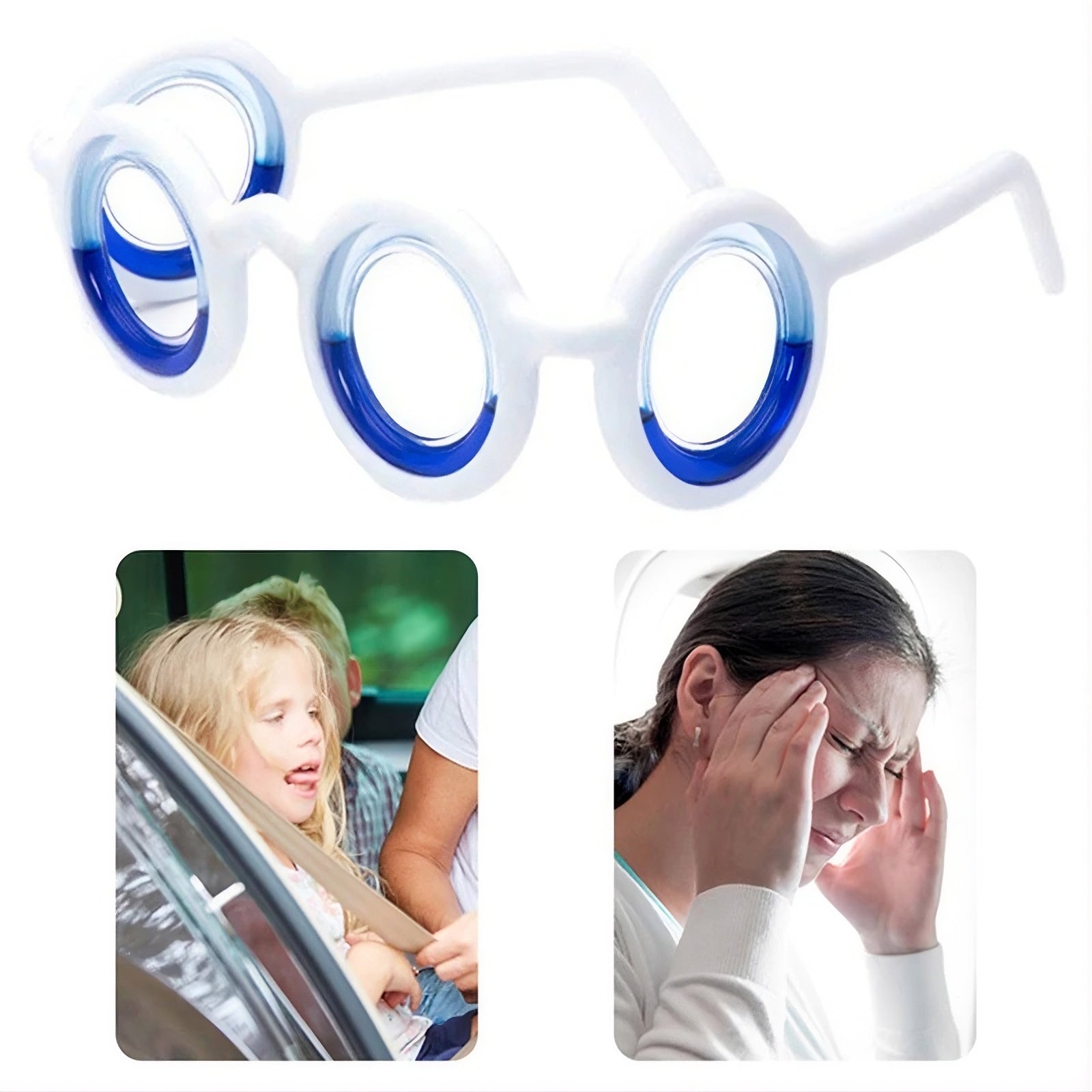 Motion Sickness Glasses – Natural Relief for Cars, Flights & Travel ✈️🚗🌊