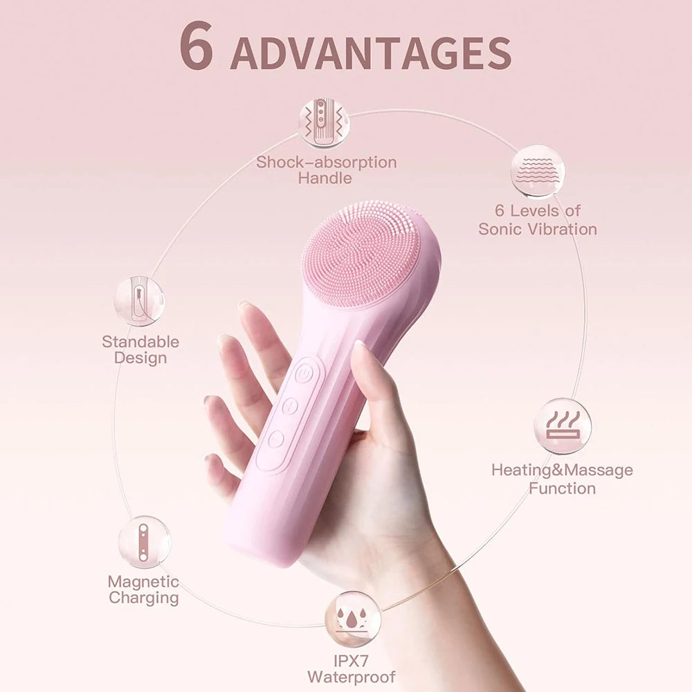 Deep Clean & Glow with the Dual-Sided Silicone Face Brush ✨🧖‍♀️