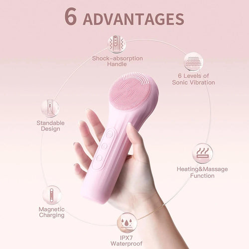 Deep Clean & Glow with the Dual-Sided Silicone Face Brush ✨🧖‍♀️