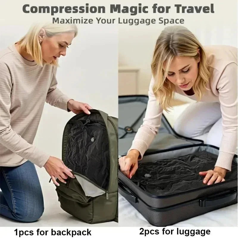 Save Space Instantly with the 17L Vacuum Compression Travel Bag