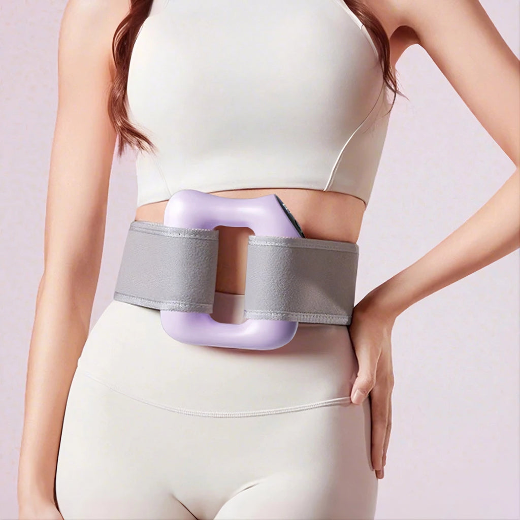 Hands-Free Percussion Massage Gun – 360° Deep Tissue Muscle Recovery ✨💪