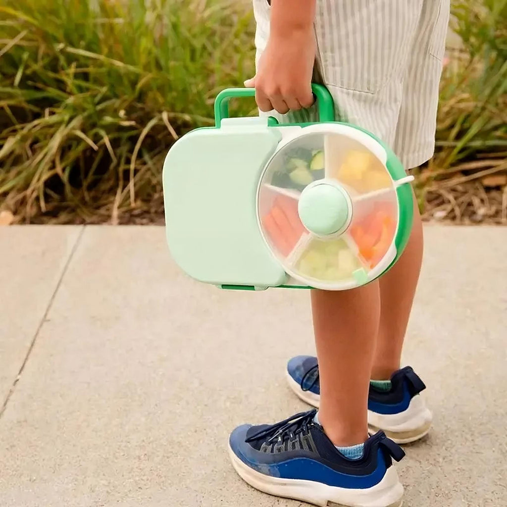 Rotating Kids Lunchbox – Snack Spinner Bento Box for School & Travel 🍎