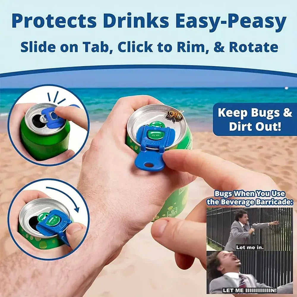 Soda Can Lid Opener – Easy Open Can Cover & Drink Protector 🥤