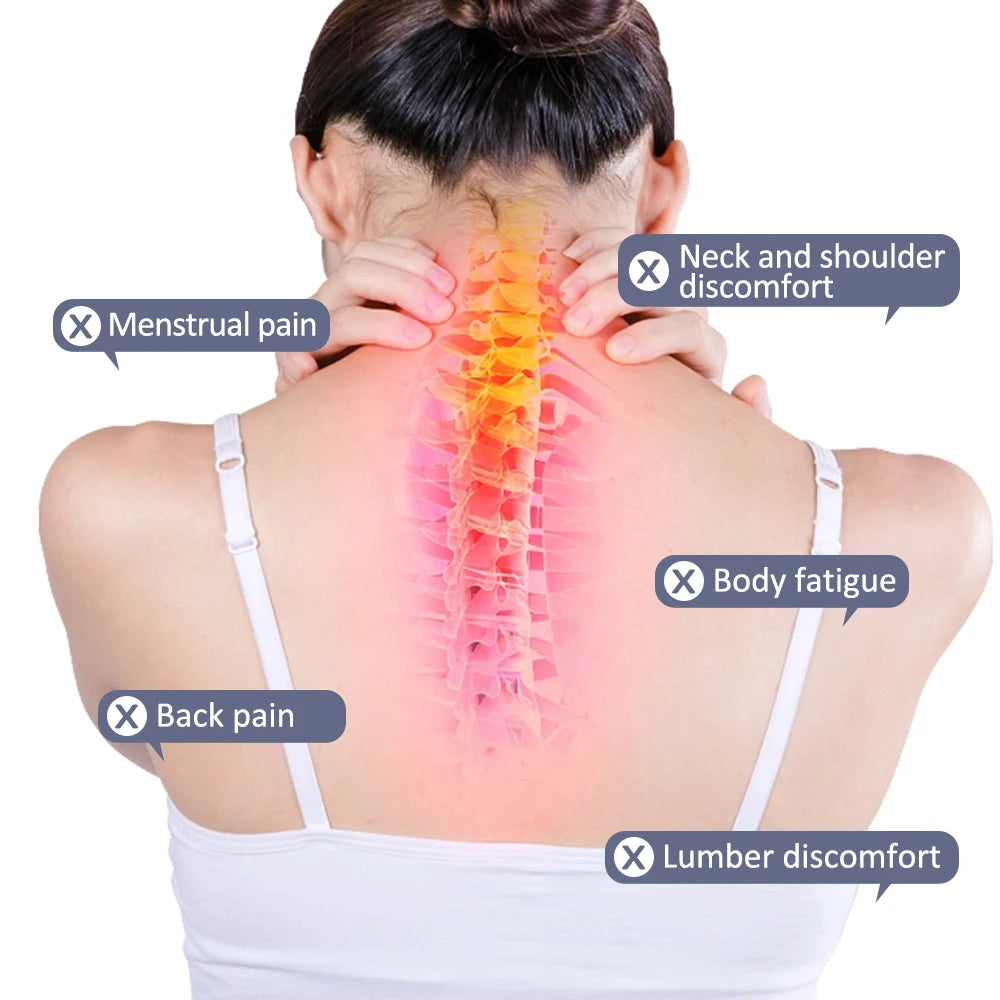 Electric Gua Sha & Cupping Massager – Microcurrent Hot Compress Therapy for Muscle Relief ✨💆‍♀️🔥