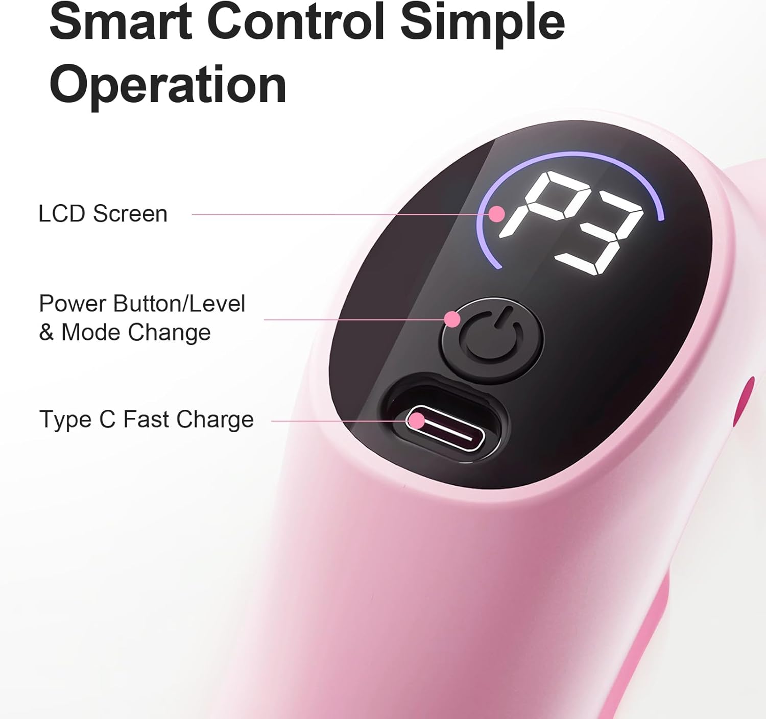 Hands-Free Percussion Massage Gun – 360° Deep Tissue Muscle Recovery ✨💪