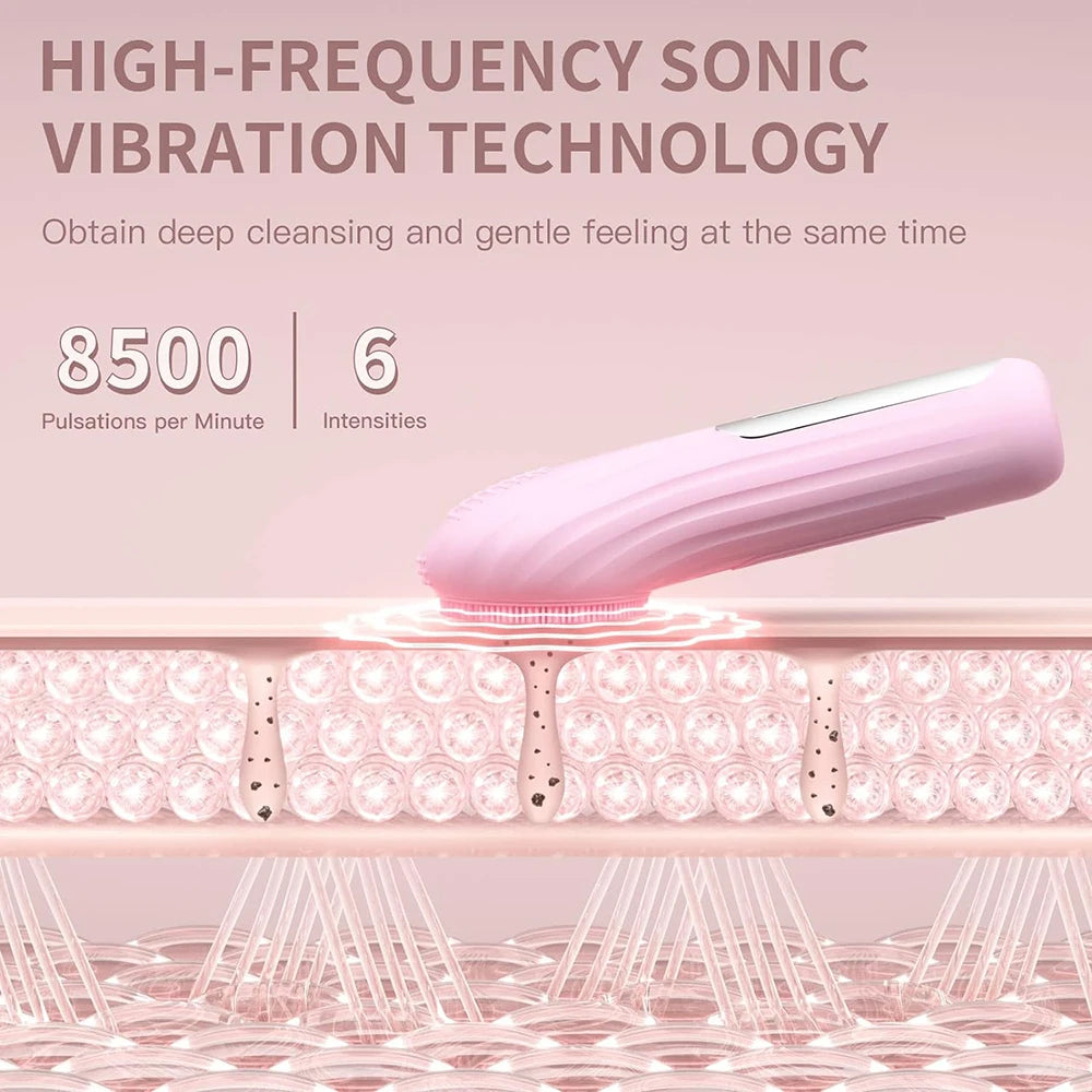 Deep Clean & Glow with the Dual-Sided Silicone Face Brush ✨🧖‍♀️