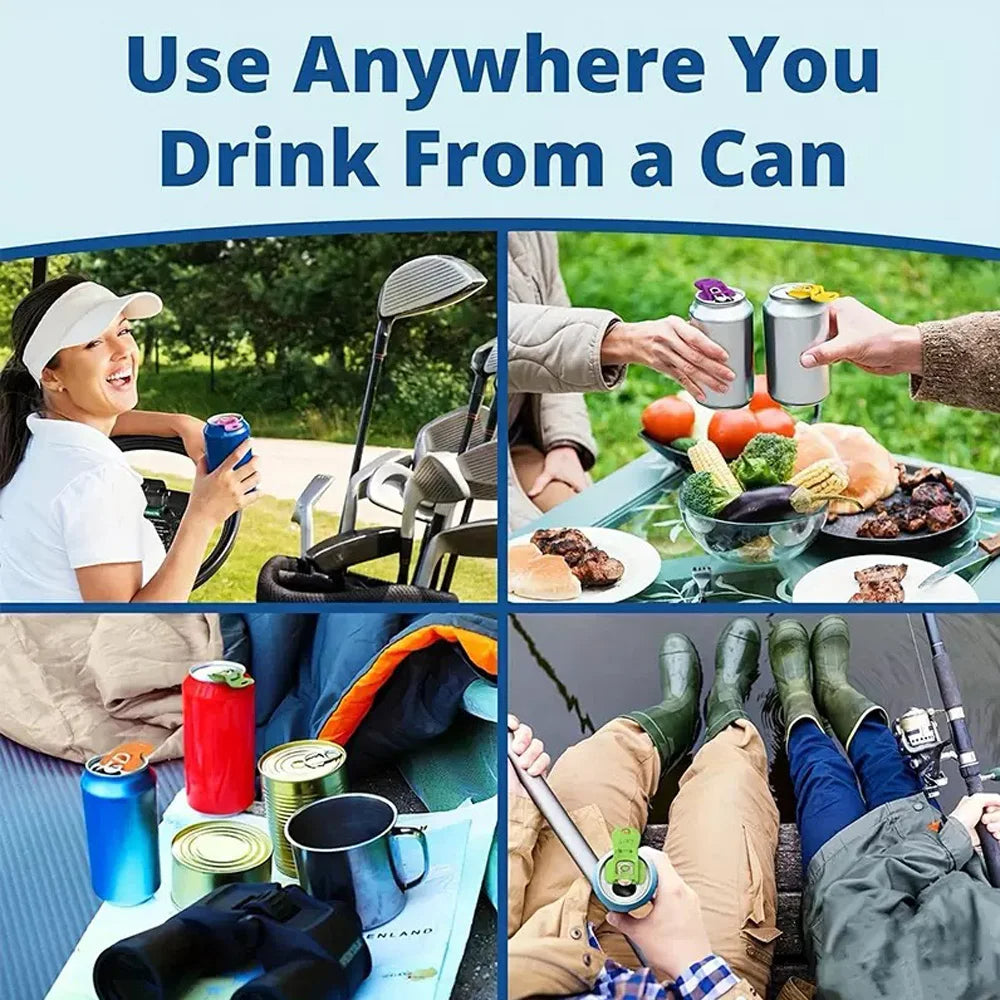 Soda Can Lid Opener – Easy Open Can Cover & Drink Protector 🥤