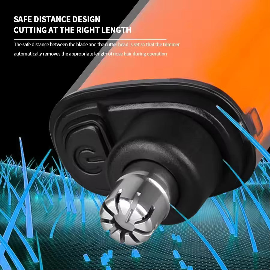 Mini Electric Nose & Ear Hair Trimmer – USB Rechargeable Precision Grooming Tool
