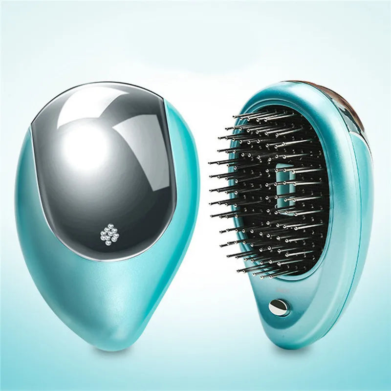 Ionic Electric Hair Brush – Anti-Frizz Detangling & Scalp Massage Brush ✨💆‍♀️