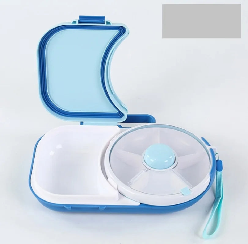Rotating Kids Lunchbox – Snack Spinner Bento Box for School & Travel 🍎