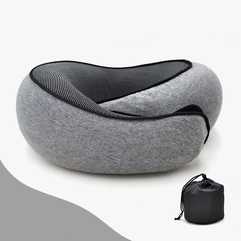 Memory Foam Travel Pillow – Comfortable Neck Support for Flights & Travel ✈️💤