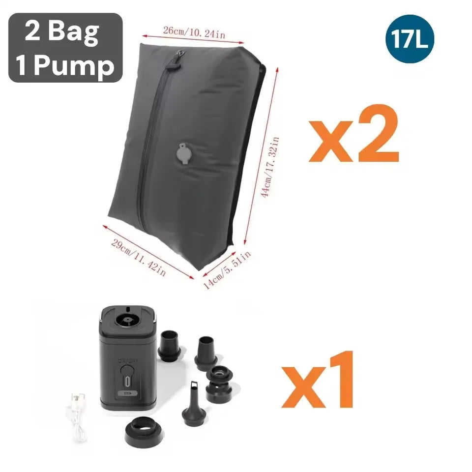 Save Space Instantly with the 17L Vacuum Compression Travel Bag