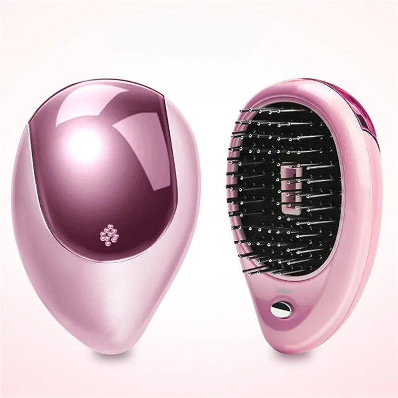 Ionic Electric Hair Brush – Anti-Frizz Detangling & Scalp Massage Brush ✨💆‍♀️