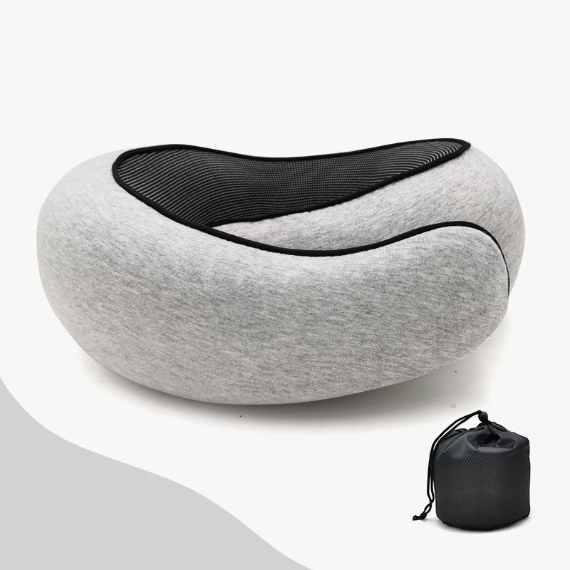 Memory Foam Travel Pillow – Comfortable Neck Support for Flights & Travel ✈️💤