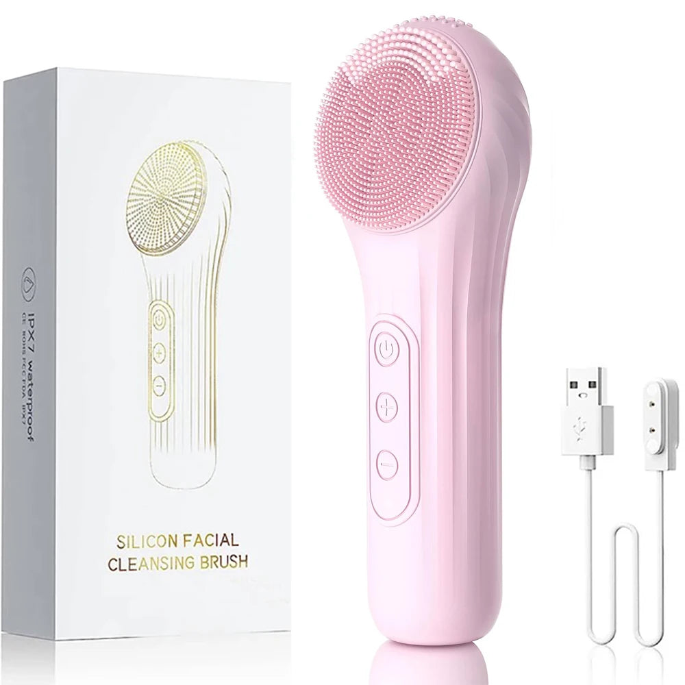 Deep Clean & Glow with the Dual-Sided Silicone Face Brush ✨🧖‍♀️