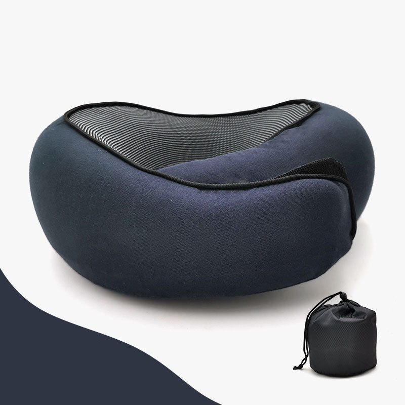 Memory Foam Travel Pillow – Comfortable Neck Support for Flights & Travel ✈️💤