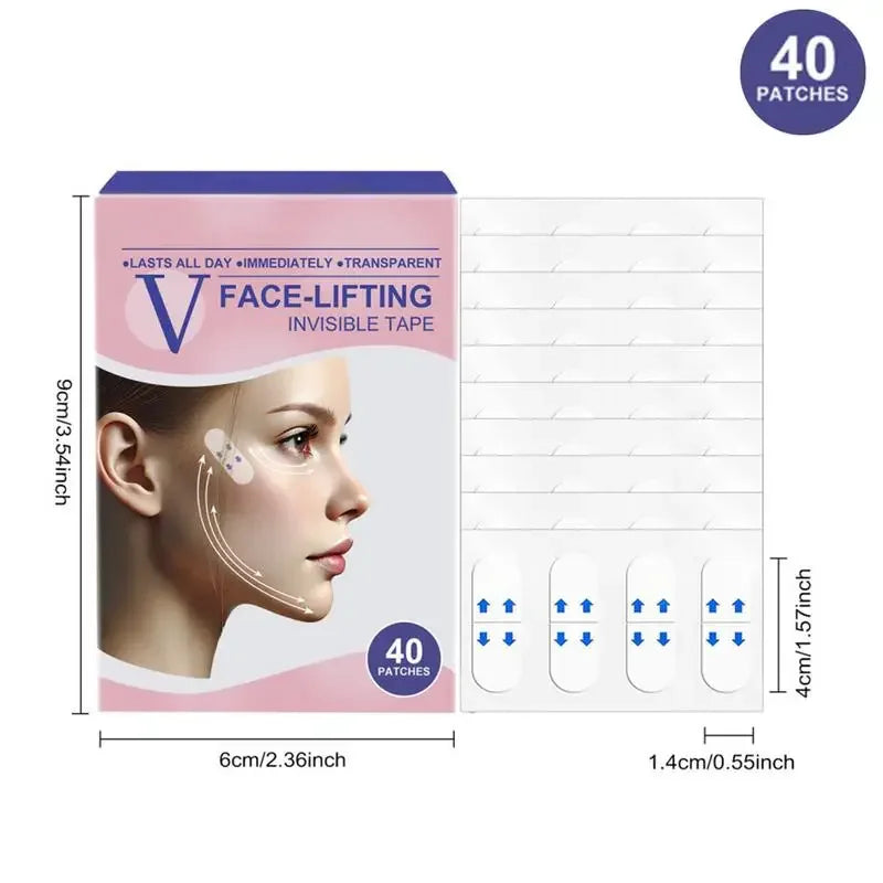 Instantly Lift and Sculpt Your Jawline With VLift™ Invisible Face Tape