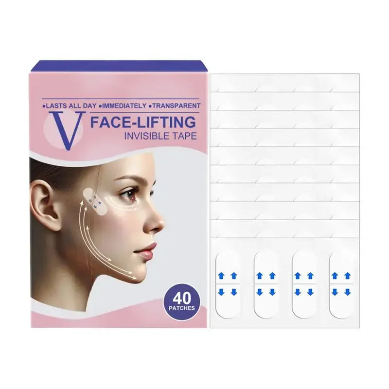 Instantly Lift and Sculpt Your Jawline With VLift™ Invisible Face Tape
