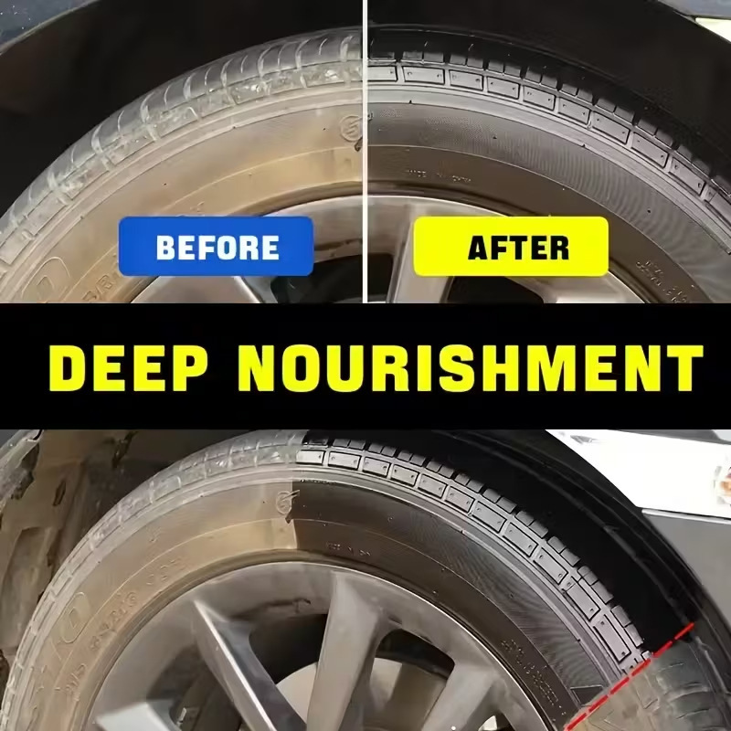 RESTORE THAT DEEP BLACK SHINE IN MINUTES.