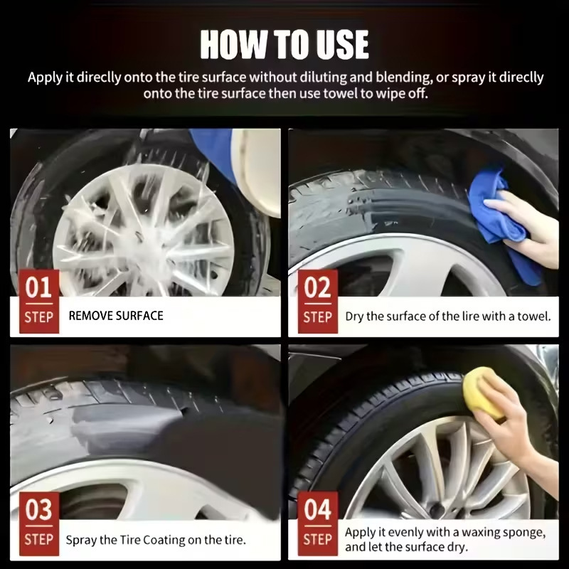 RESTORE THAT DEEP BLACK SHINE IN MINUTES.
